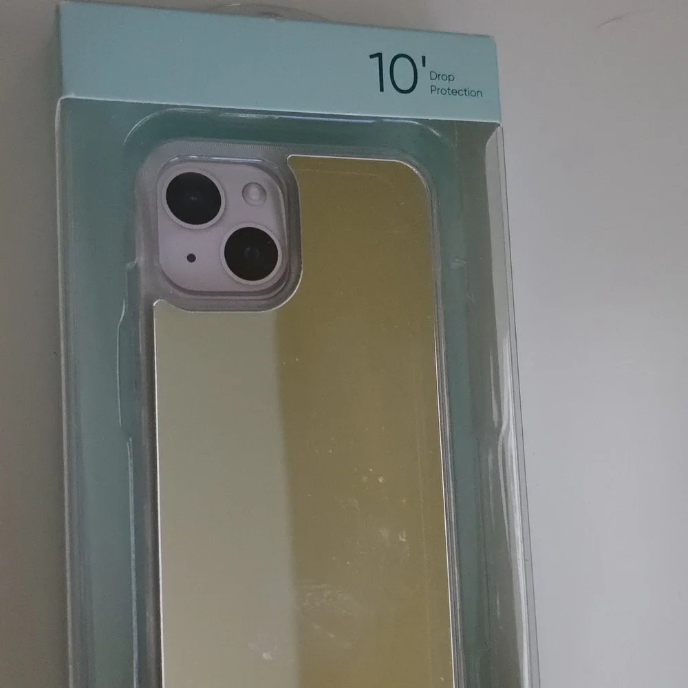 onn Protect iphone 15 Mirror Phone Case Compatible With MagSafe